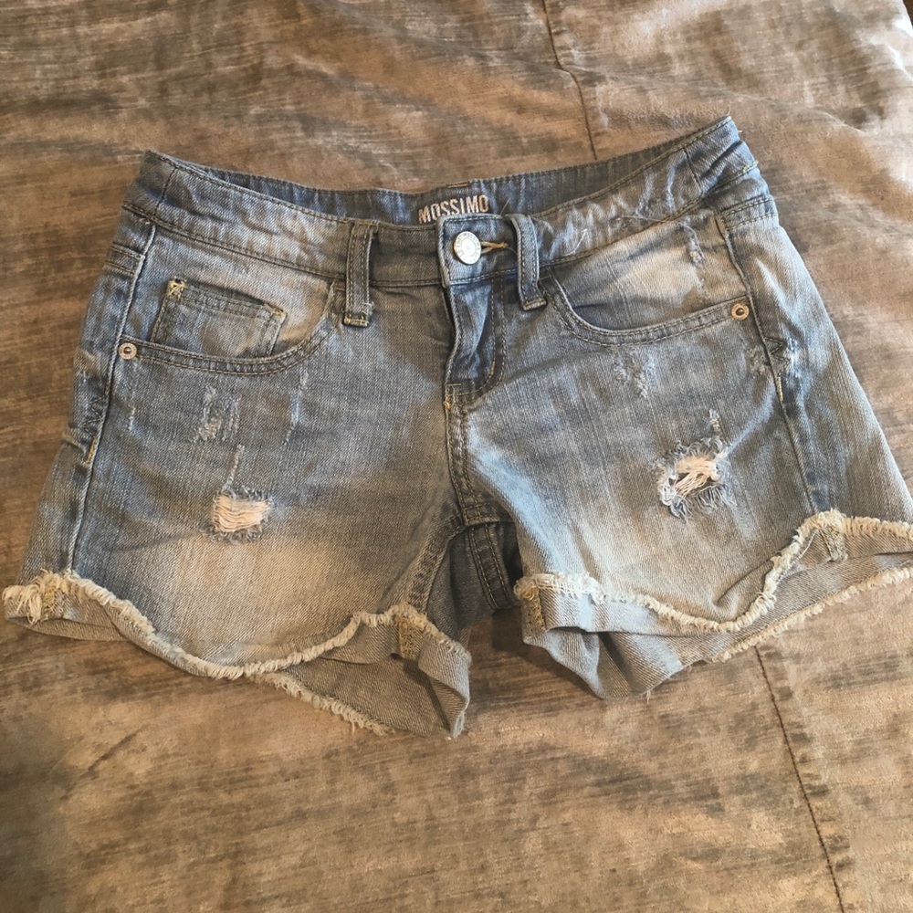 Denim shorts